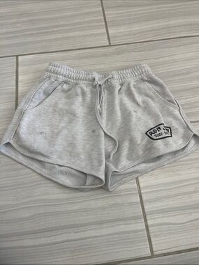 Light Gray Athletic Drawstring Women’s Shorts by Roxy